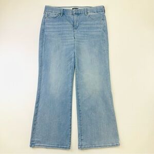 NYDJ wide leg Waist Match jeans Medium Crystalline Wash stretch denim casual